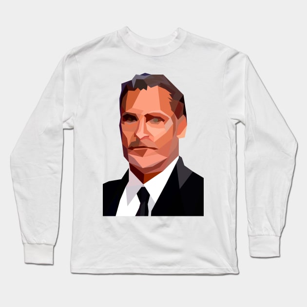 Joaquin Phoenix Long Sleeve T-Shirt by Worldengine